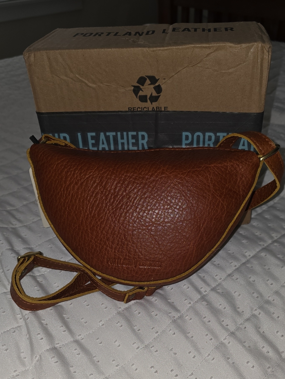 Portland Leather Koala Sling Bag Sienna Crossbody Bag NWT